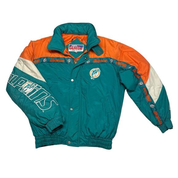 Vintage Miami Dolphins Jacket NFL Gameday Football - Picture 1 of 14